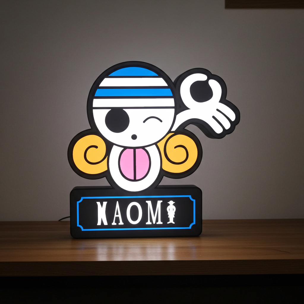 Letreiro Personalizado de Anime