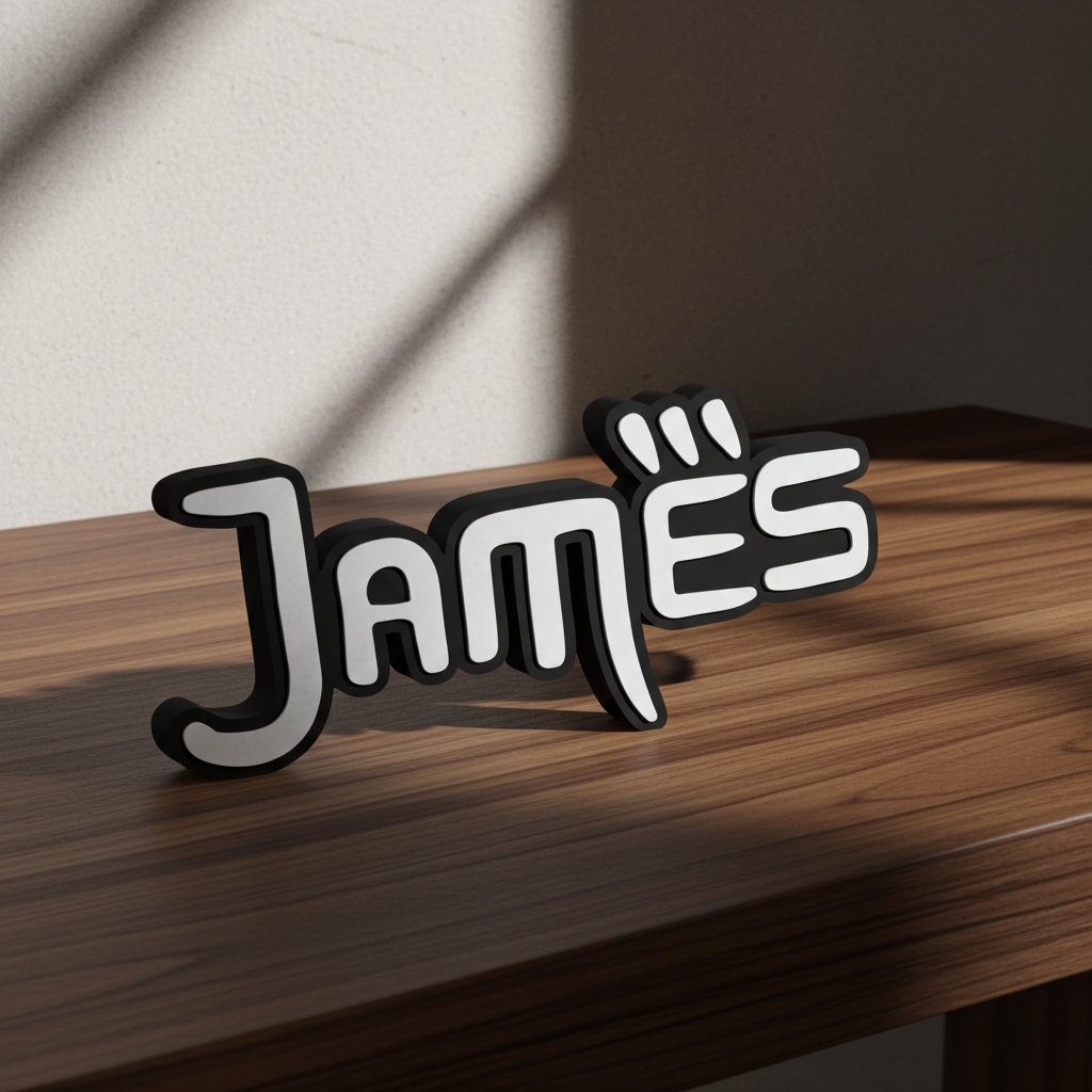 Targhetta espositiva personalizzata anime