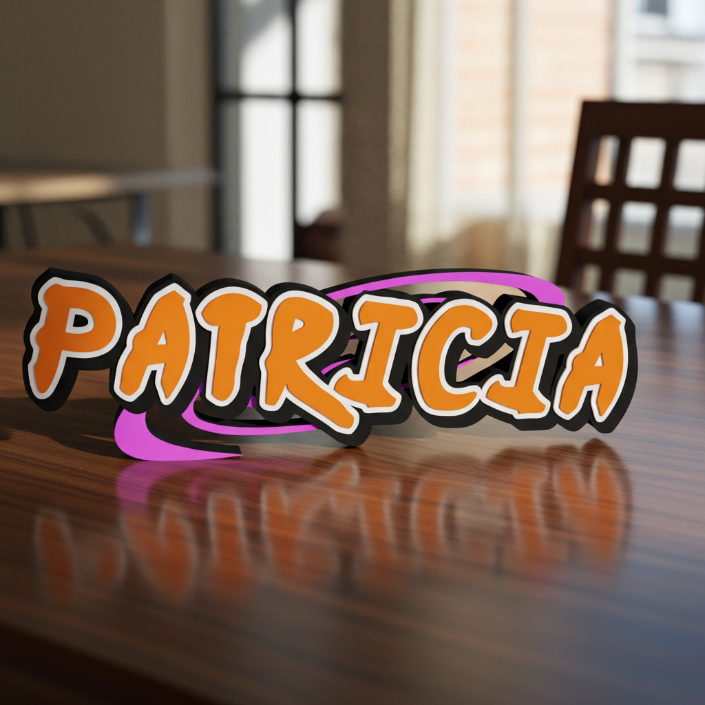 Targhetta espositiva personalizzata anime