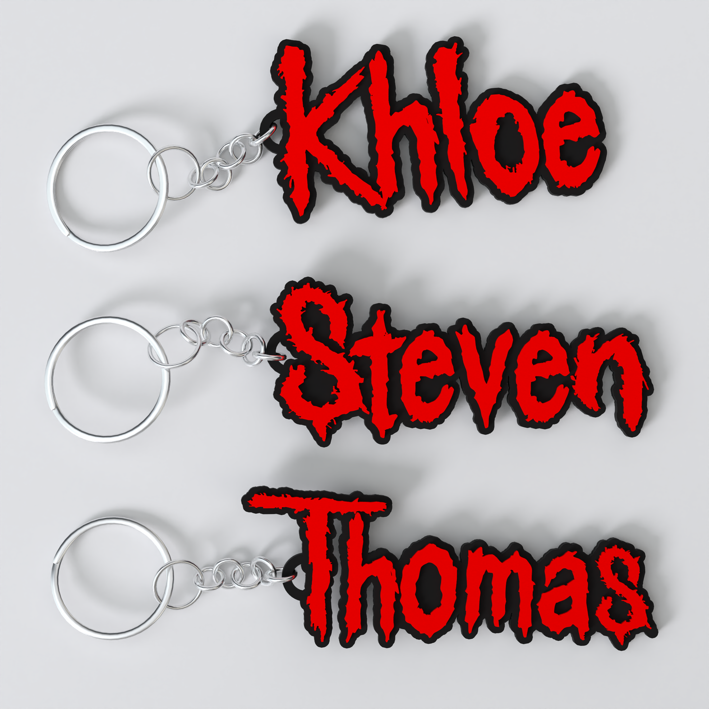 Metal Band Custom Keychain