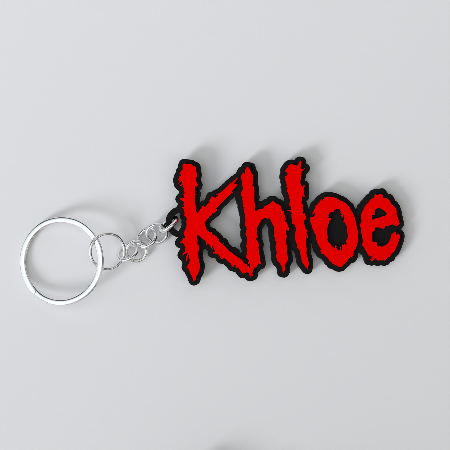 Metal Band Custom Keychain