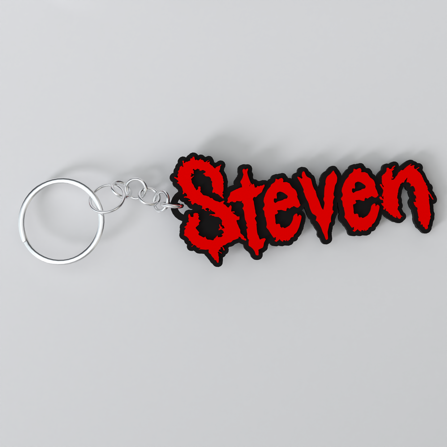 Metal Band Custom Keychain