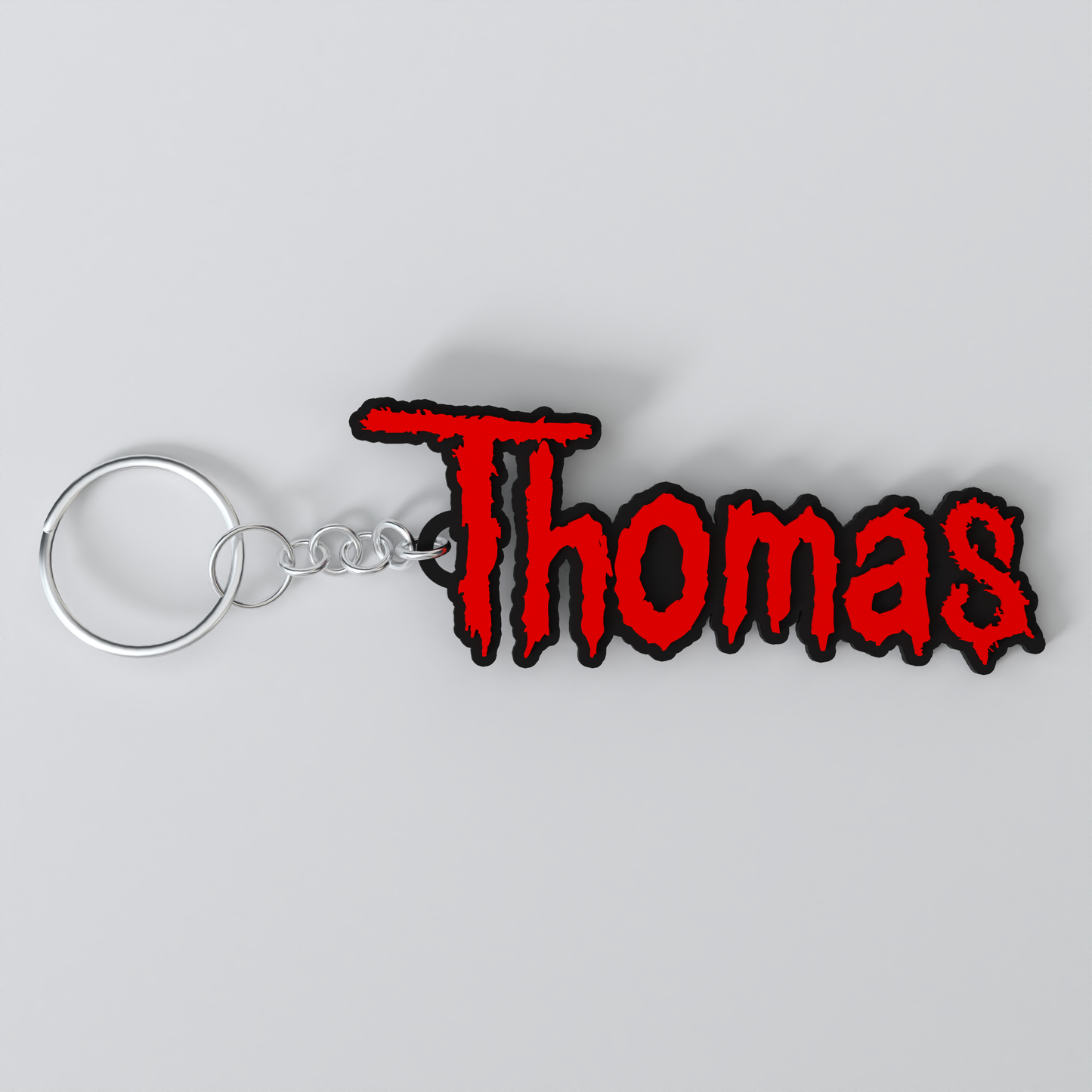Metal Band Custom Keychain