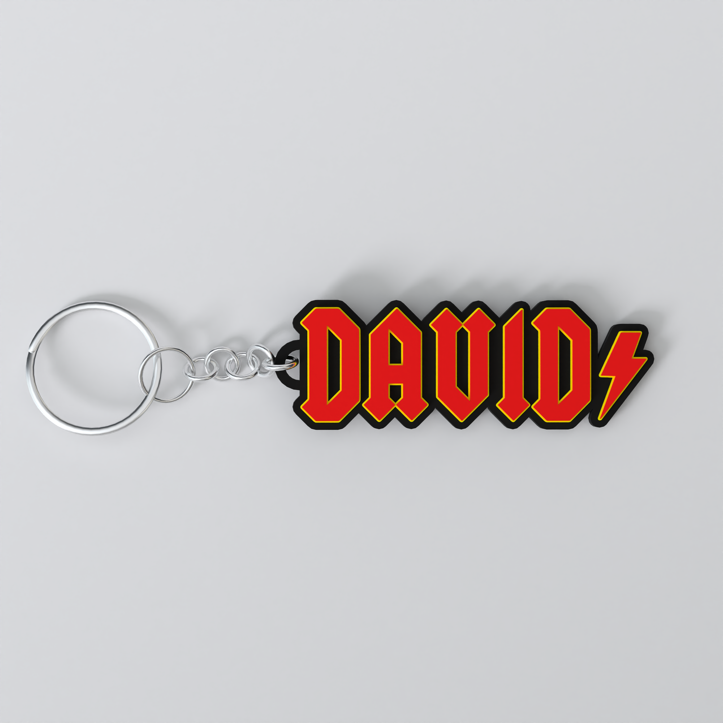 Metal Band Custom Keychain