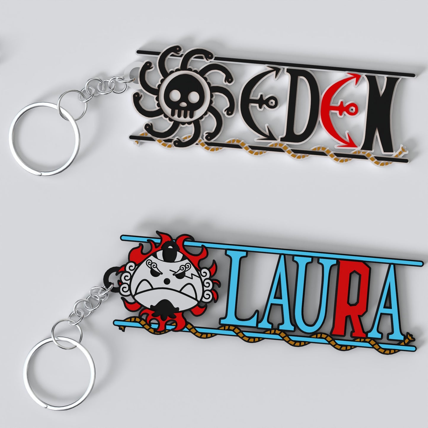 Custom One Piece Keychain