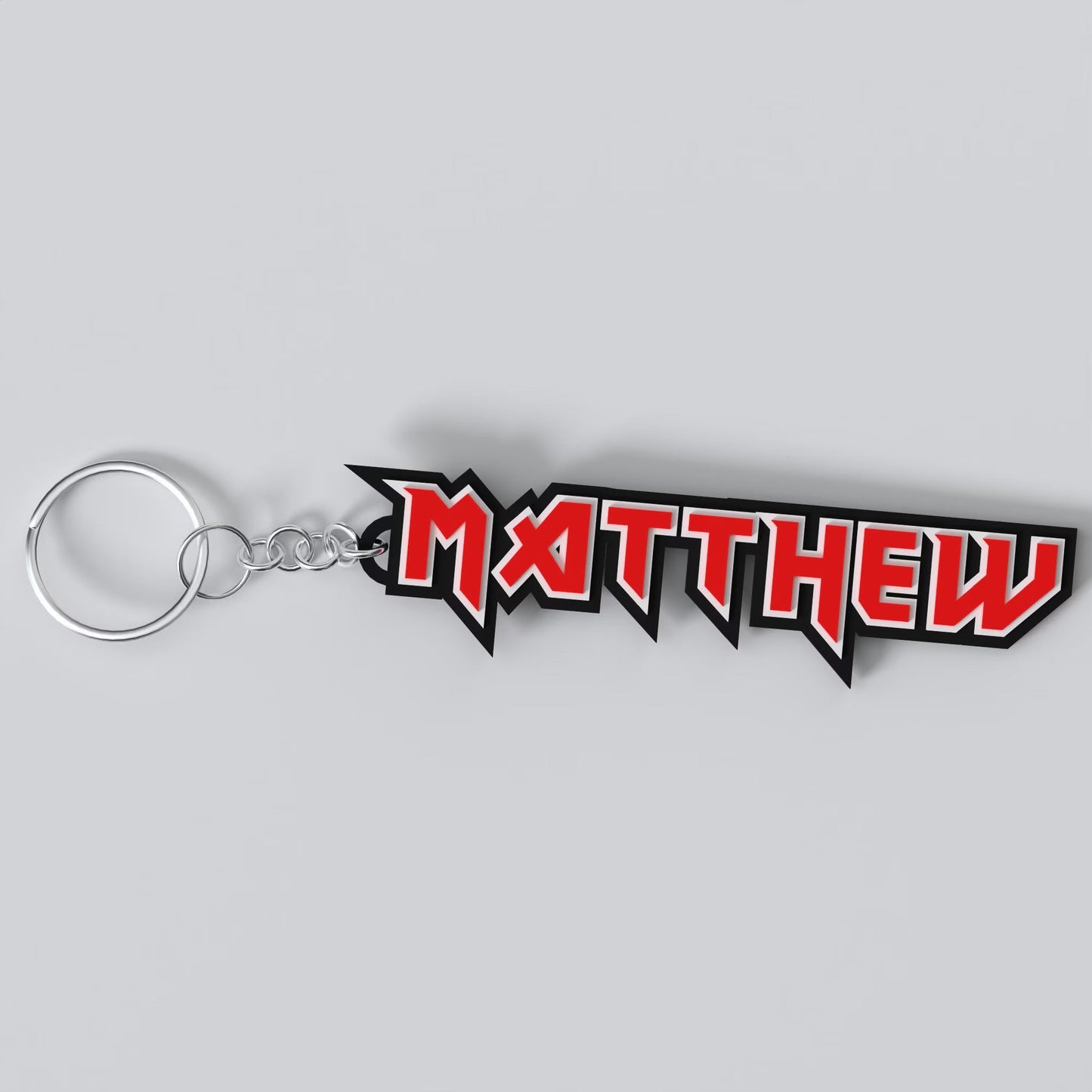 Metal Band Custom Keychain