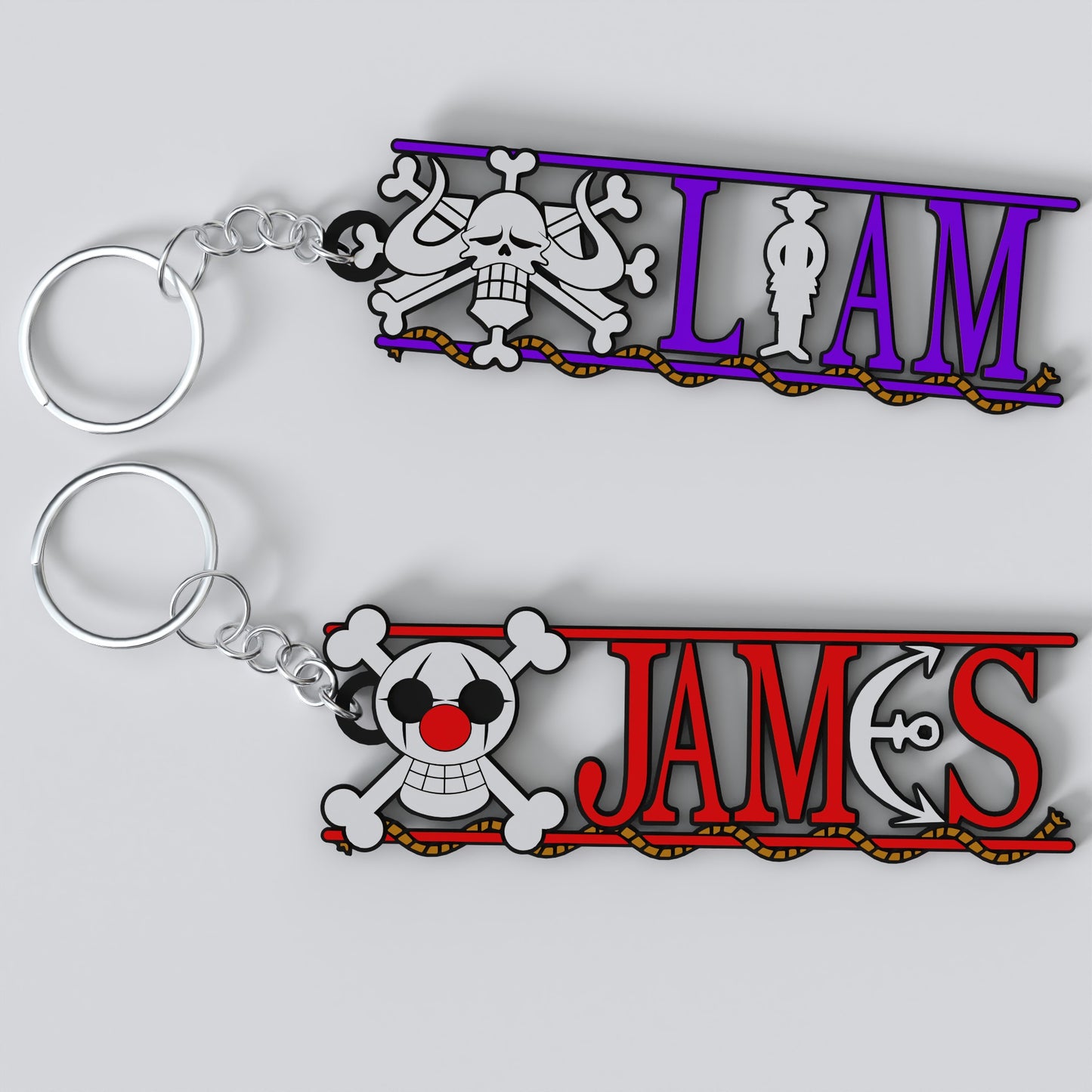 Custom One Piece Keychain