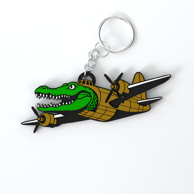 Italian brainrot meme character keychain, made from durable PLA