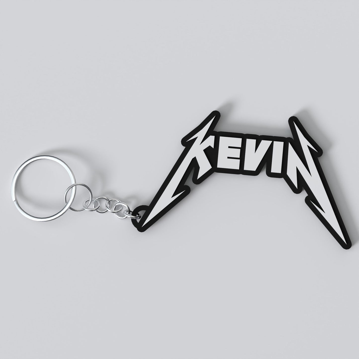 Metal Band Custom Keychain