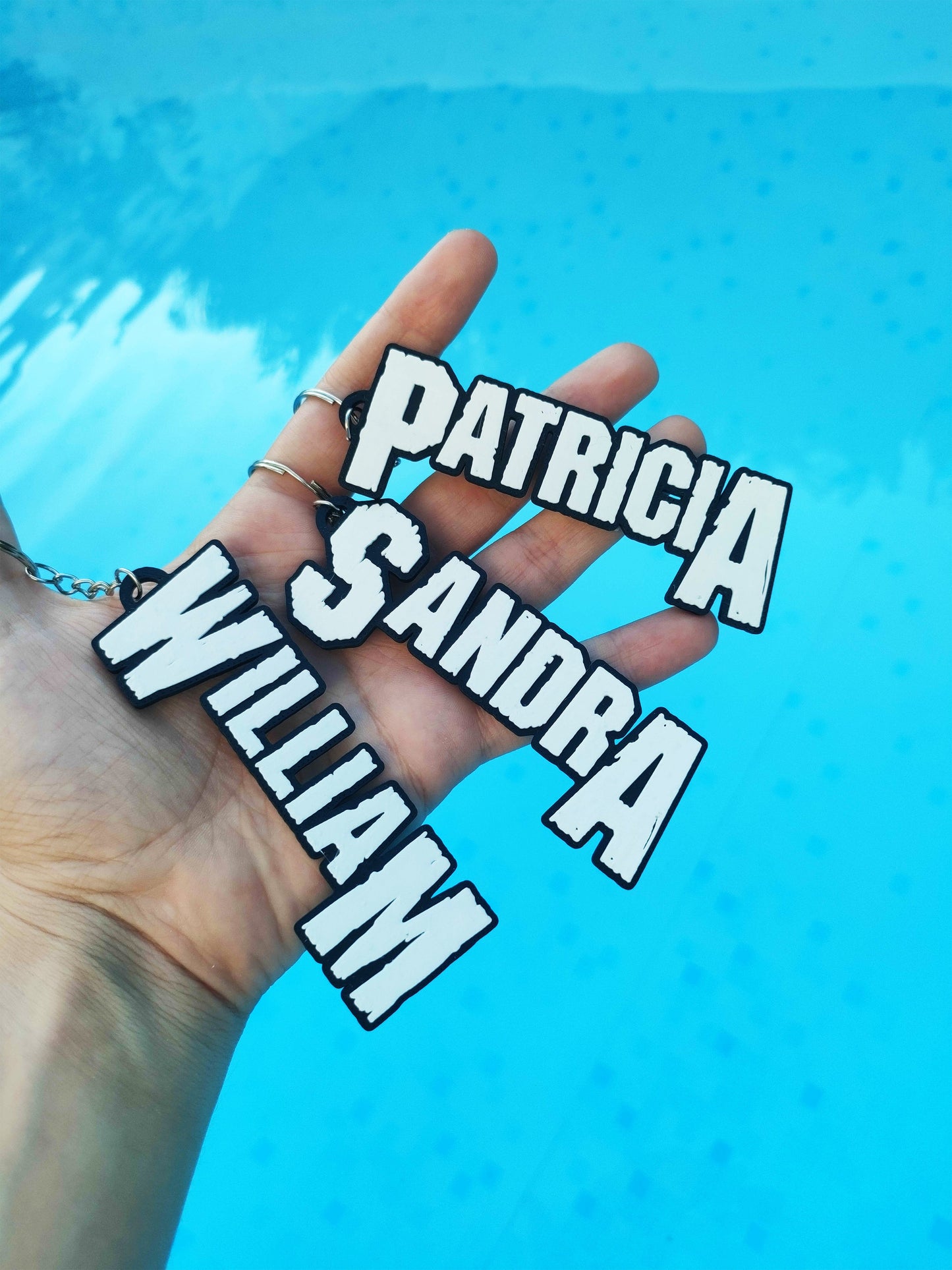 Metal Band Custom Keychain