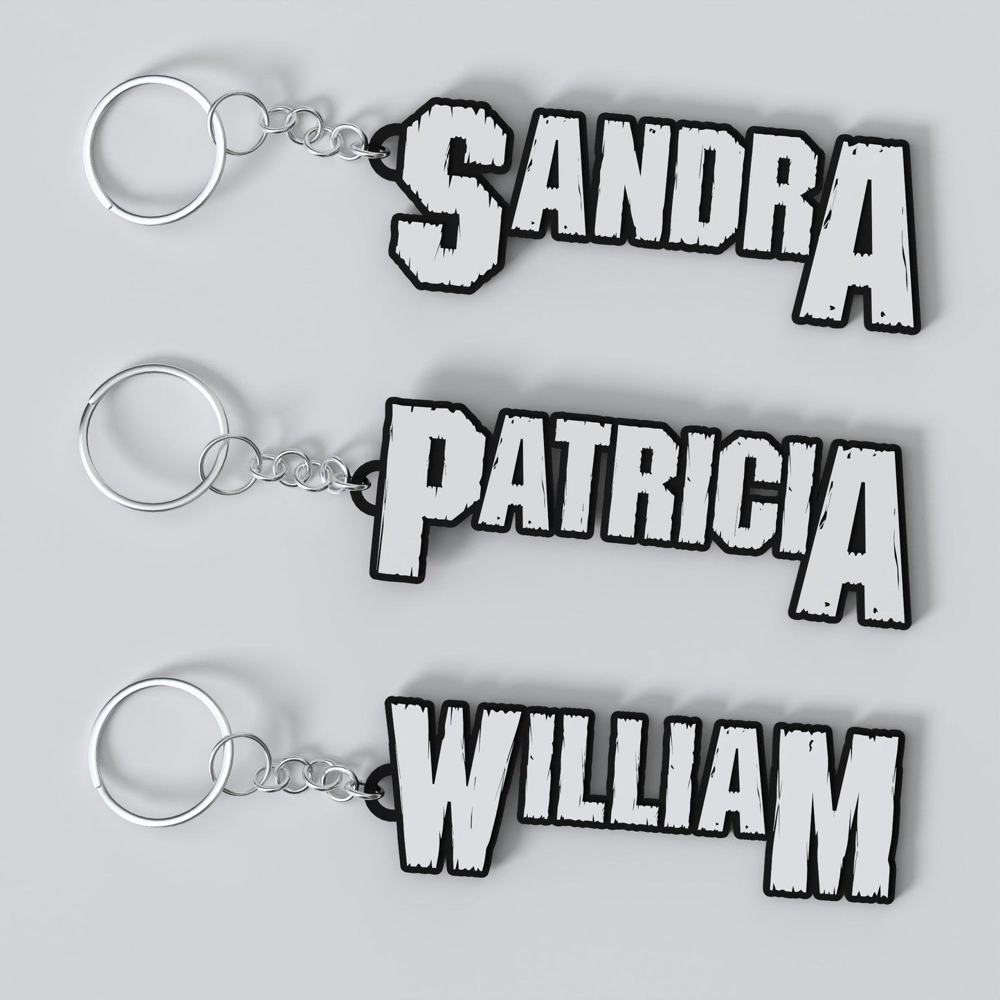 Metal Band Custom Keychain