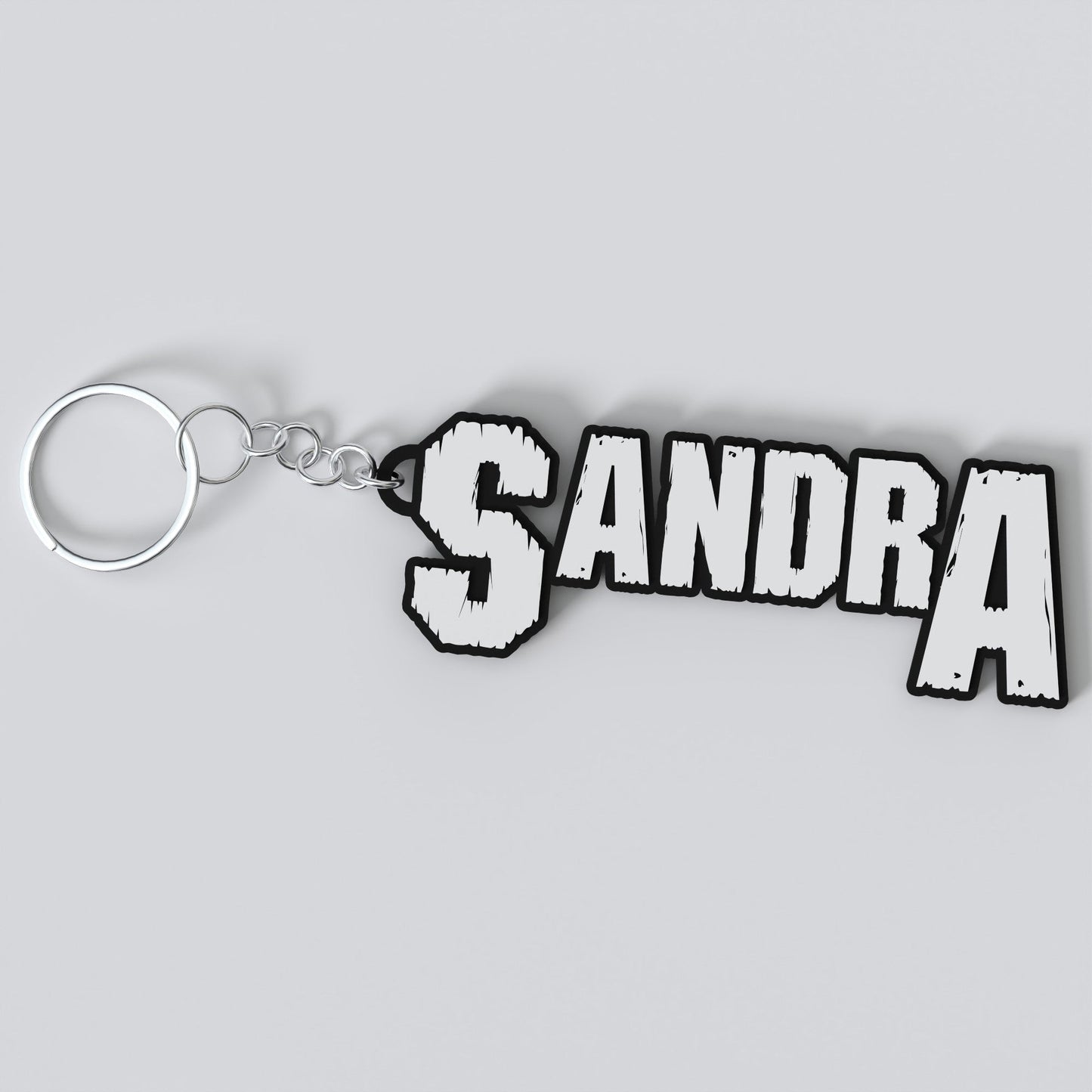 Metal Band Custom Keychain