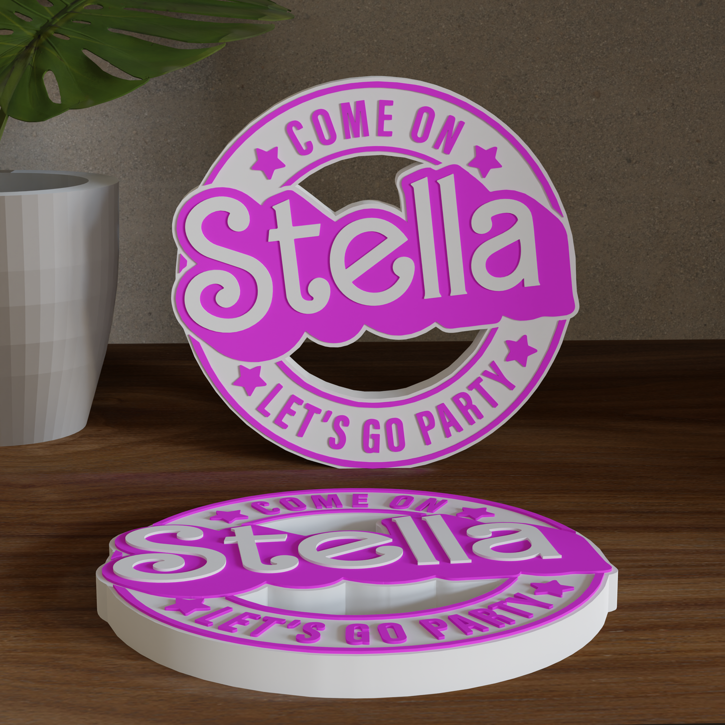 Targhetta espositiva personalizzata cartone animato/film