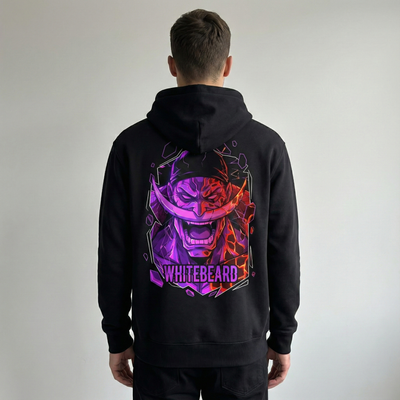 One Piece Whitebeard hoodie in 100% cotton