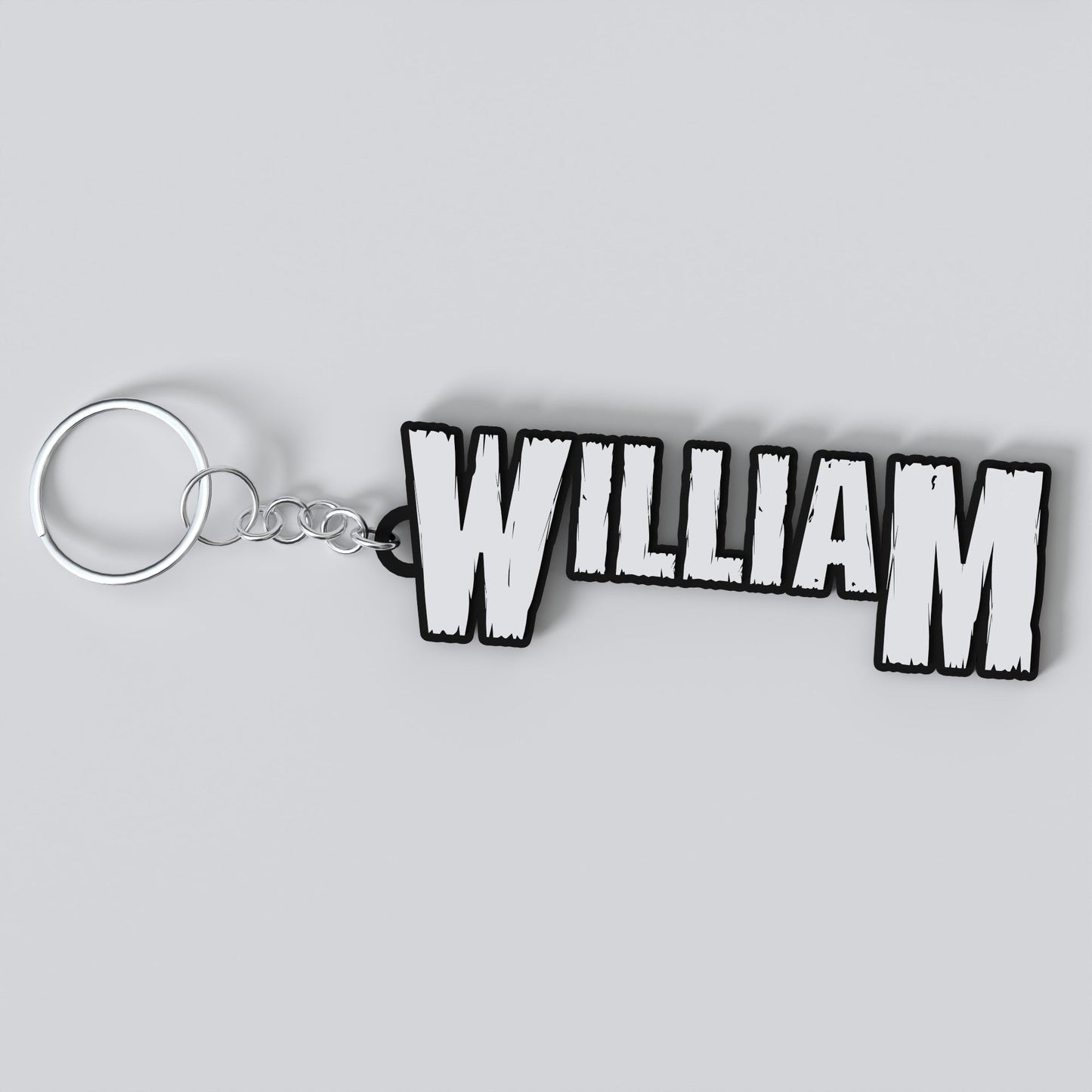 Metal Band Custom Keychain