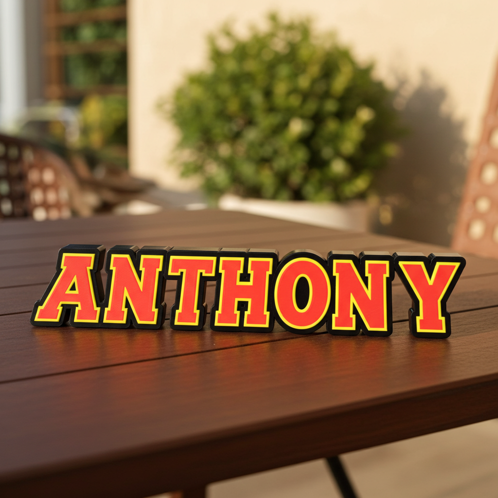 Anime Custom Logo Display Sign