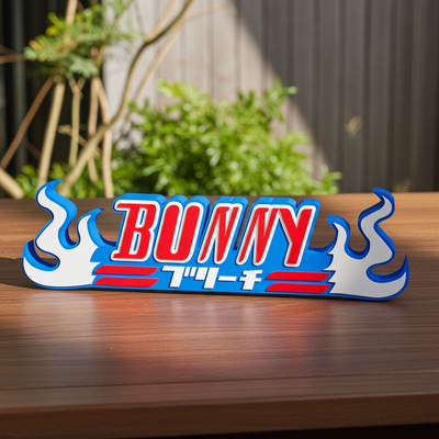 Anime Custom Logo Display Sign