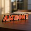 Custom My Hero Academia Nameplate Sign – Personalized Quirk Decor