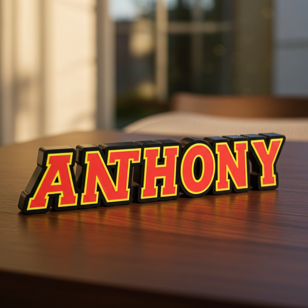 Custom My Hero Academia Nameplate Sign – Personalized Quirk Decor