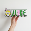 Custom One Piece Nameplate Sign – Personalized Anime Desk or Wall Decor