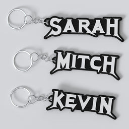 Metal Band Custom Keychain