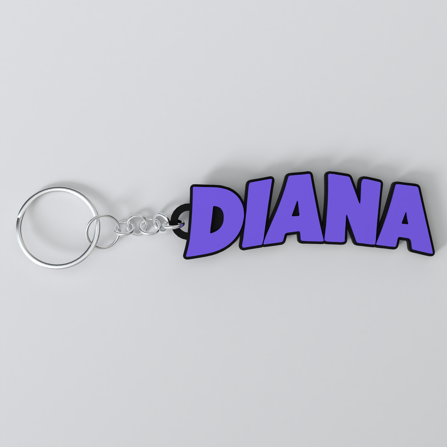 Metal Band Custom Keychain