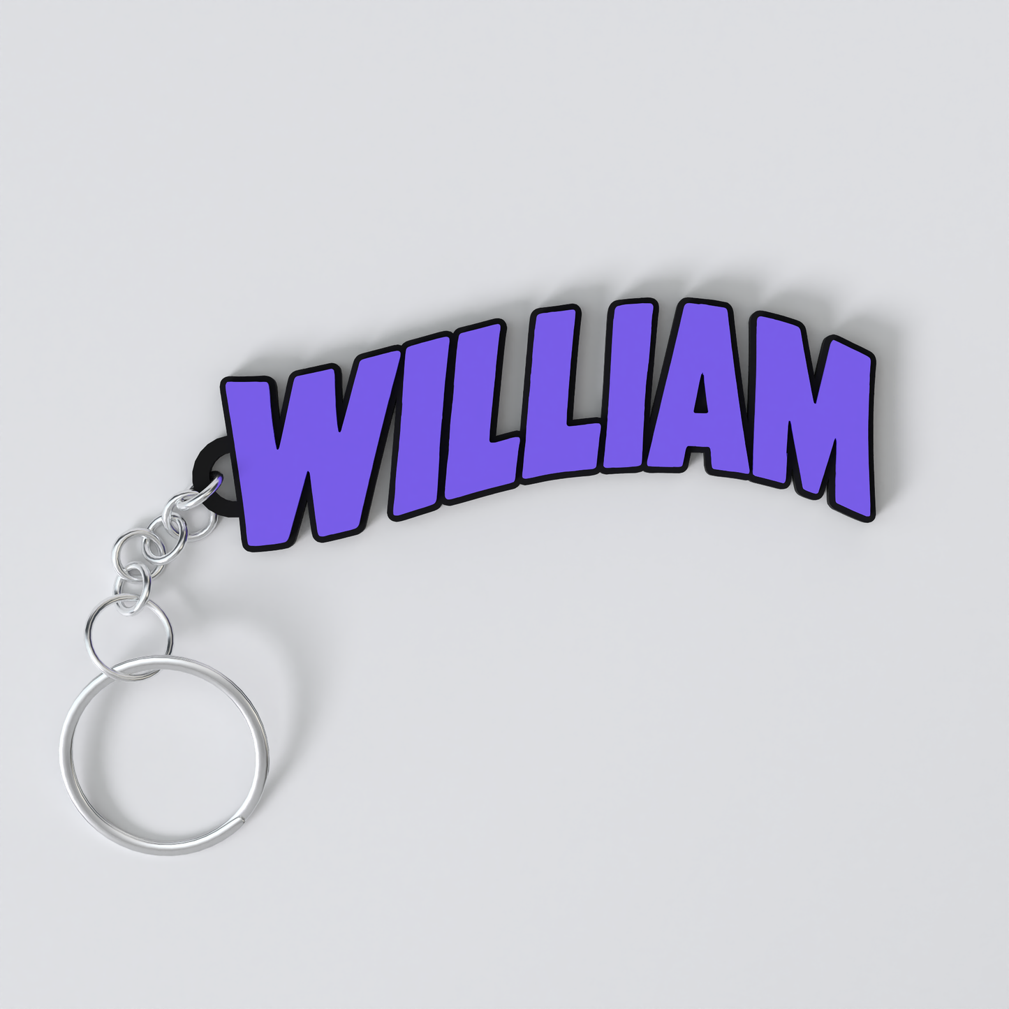 Metal Band Custom Keychain