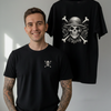 Black and White Luffy Jolly Roger T-Shirt