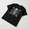 Black and White Luffy Jolly Roger T-Shirt
