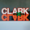 Letrero de logotipo personalizado de anime