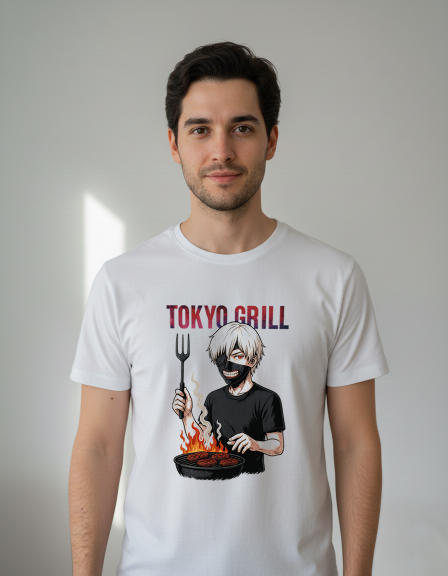 Tokyo Ghoul (Grill) Parody T-Shirt