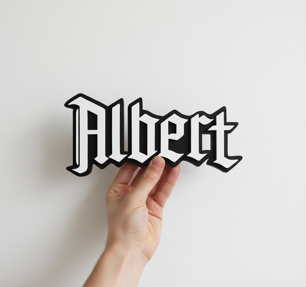 Custom Attack on Titan Nameplate Sign – Personalized Scout Decor