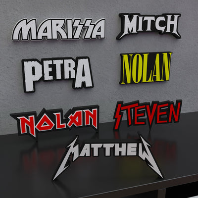 Band Custom Logo Display Sign