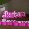 Letrero de logotipo personalizado de caricaturas/películas