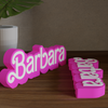 Letrero de logotipo personalizado de caricaturas/películas