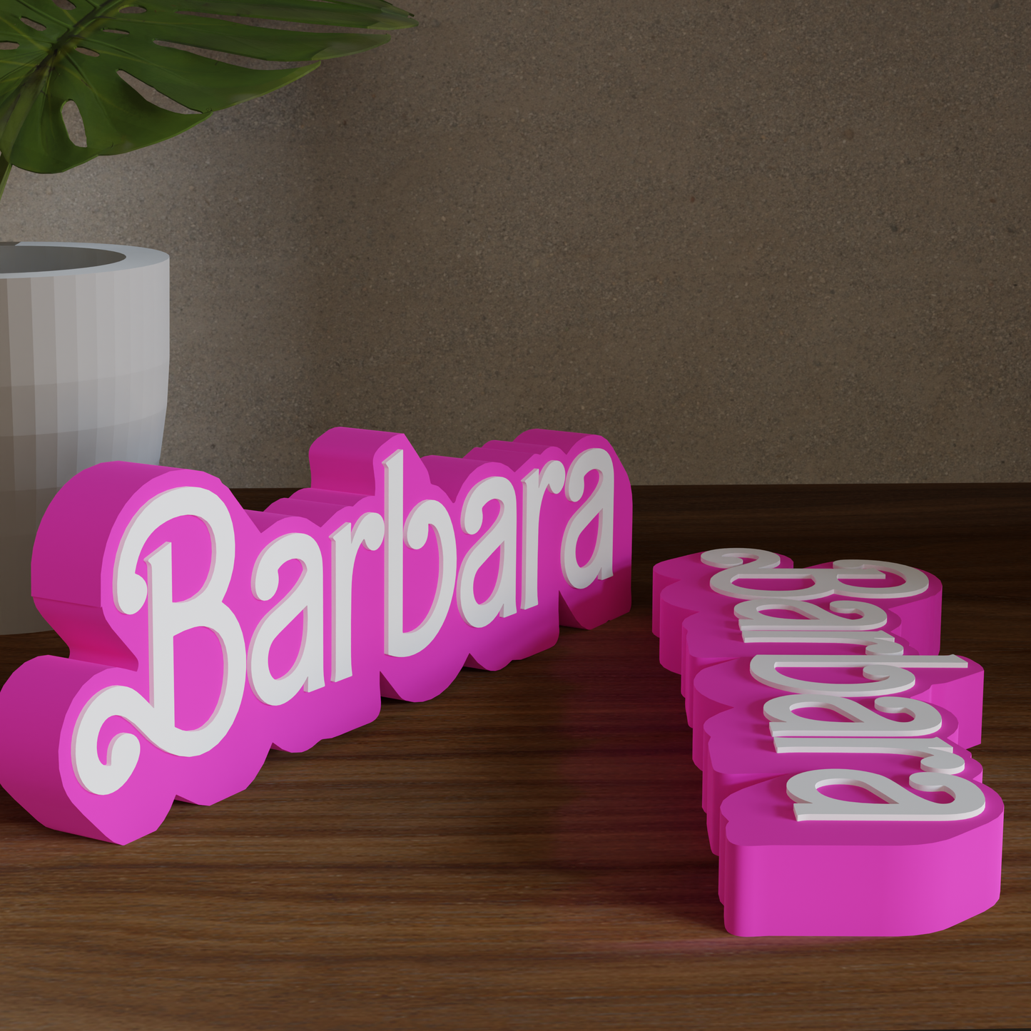 Letrero de logotipo personalizado de caricaturas/películas