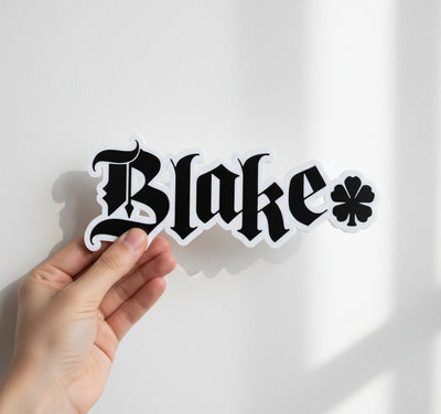 Custom Black Clover Nameplate Sign – Personalized Magic Knight Decor
