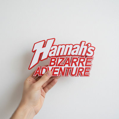 Custom JoJo's Bizarre Adventure Nameplate Sign – Personalized Stand Decor