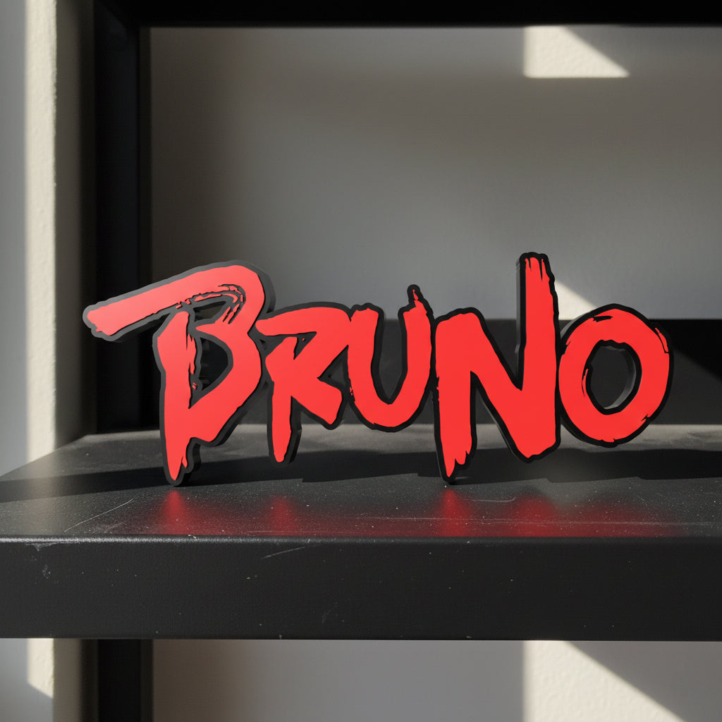 Custom Berserk Nameplate Sign – Personalized Stand Decor