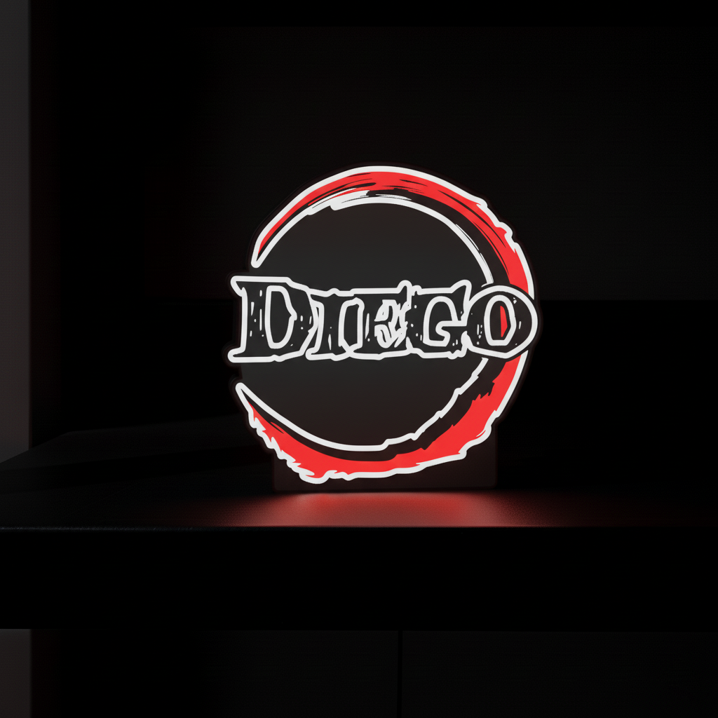 Custom Demon Slayer Lightbox Sign