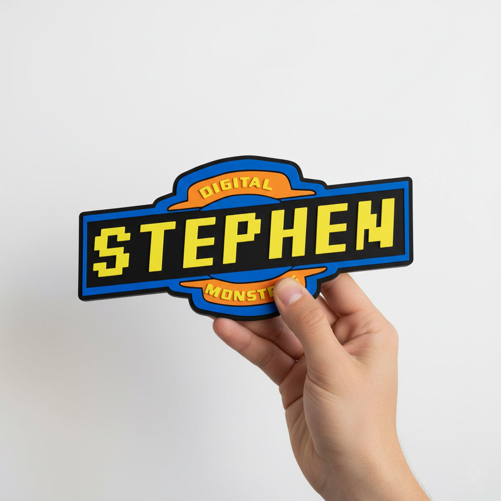 Custom Digimon Nameplate Sign – Personalized Anime Decor – Dirava