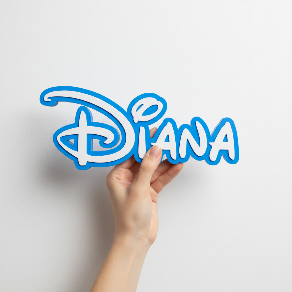 Disney-inspired Custom Logo Display Sign