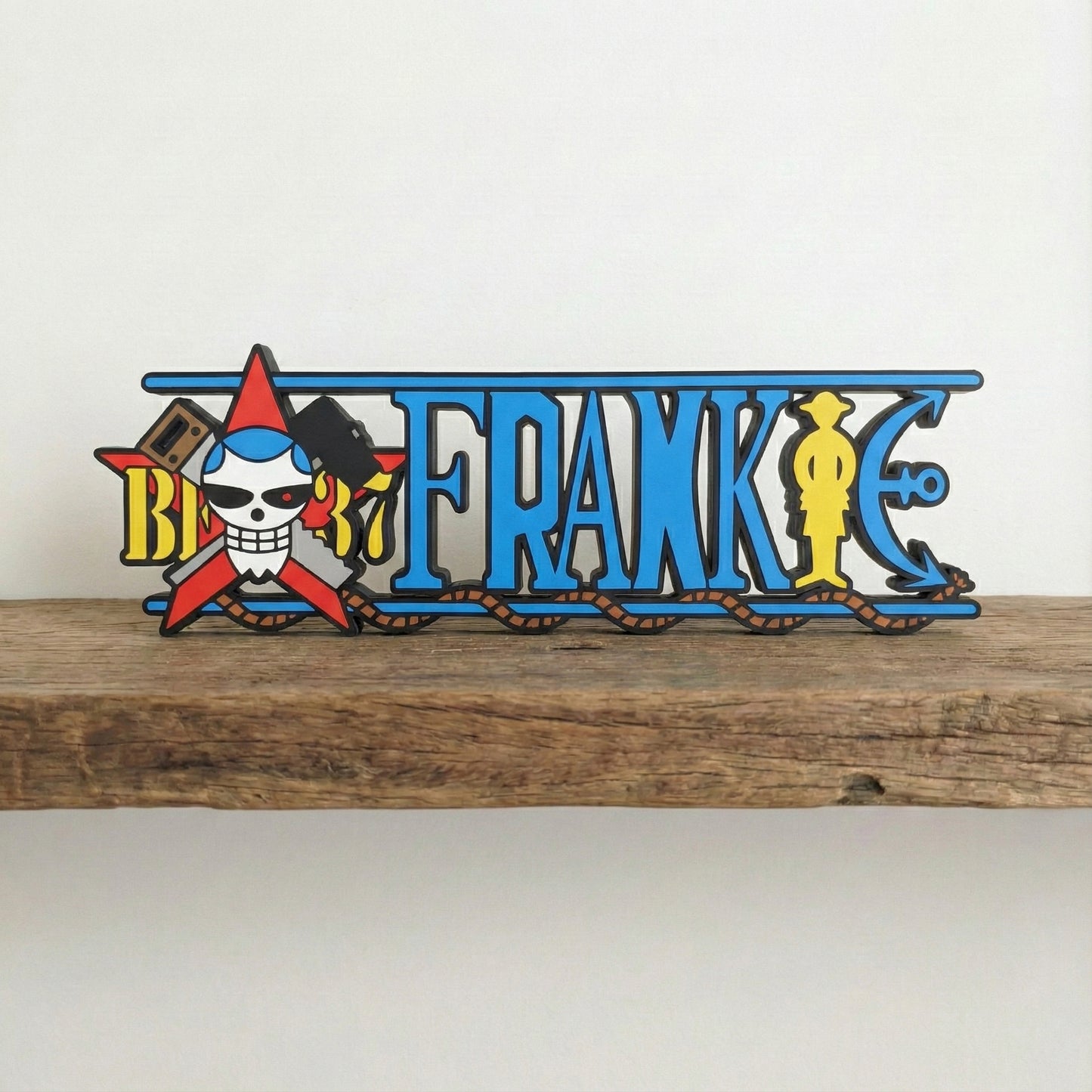 Custom One Piece Nameplate Sign – Personalized Anime Desk or Wall Decor