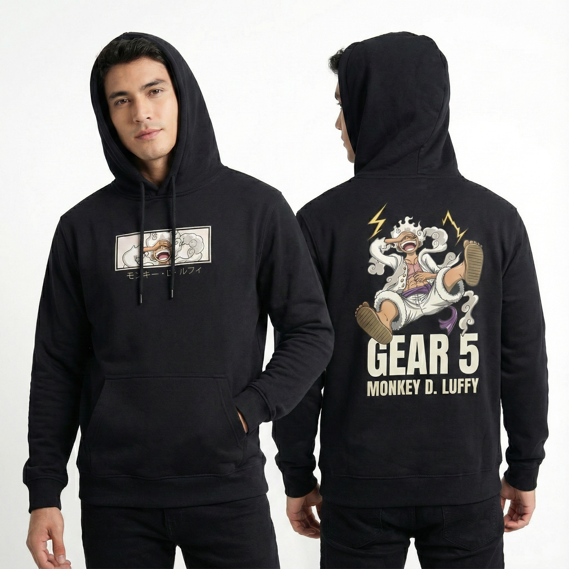 Gear 5 Luffy Unisex Hoodie – One Piece Anime Hoodie – Dirava