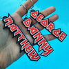 Metal Band Custom Keychain