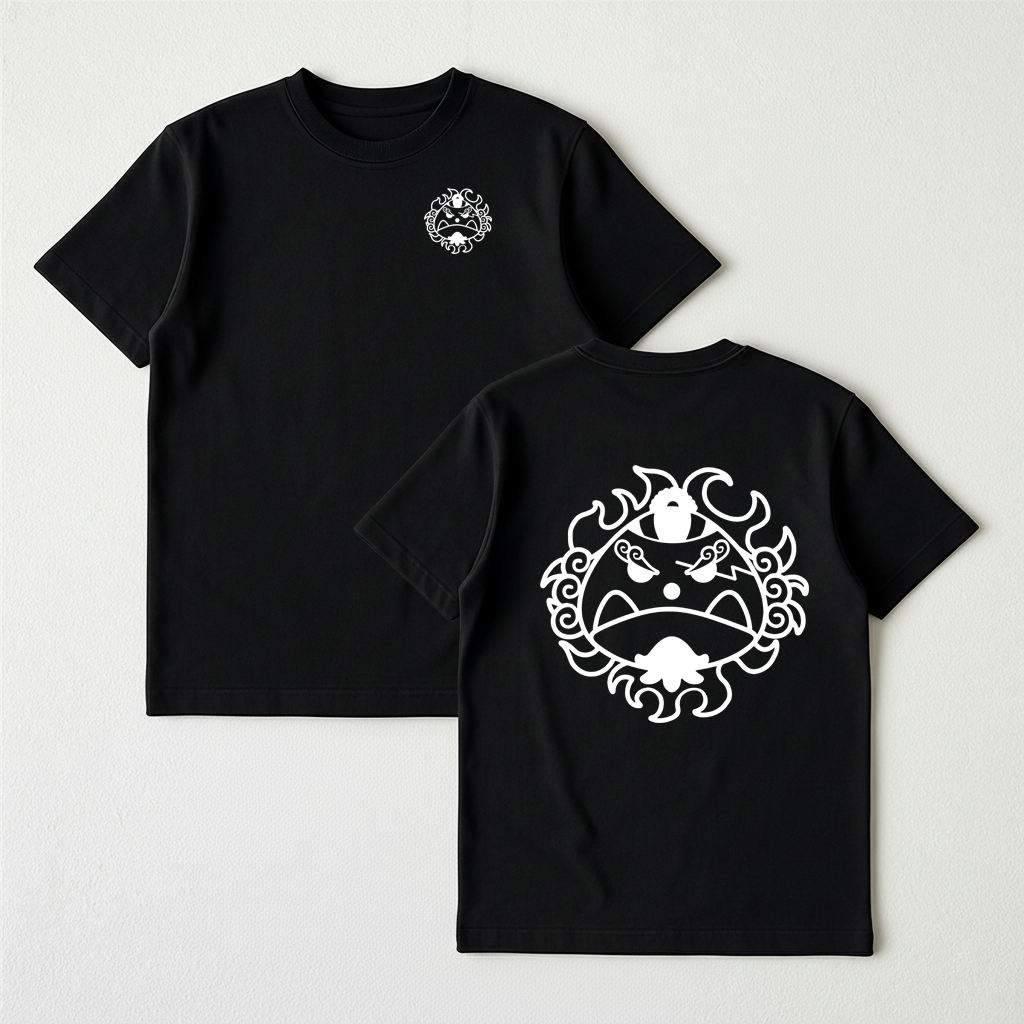 Monochromatic Jolly Roger T-Shirt (16 characters)