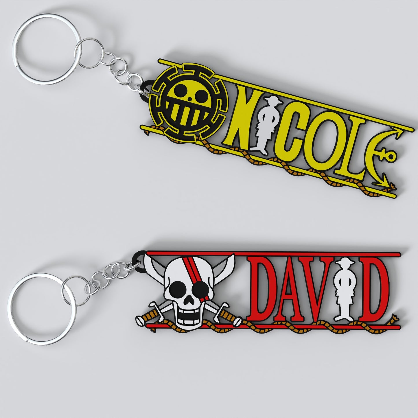 Anime Custom Keychain