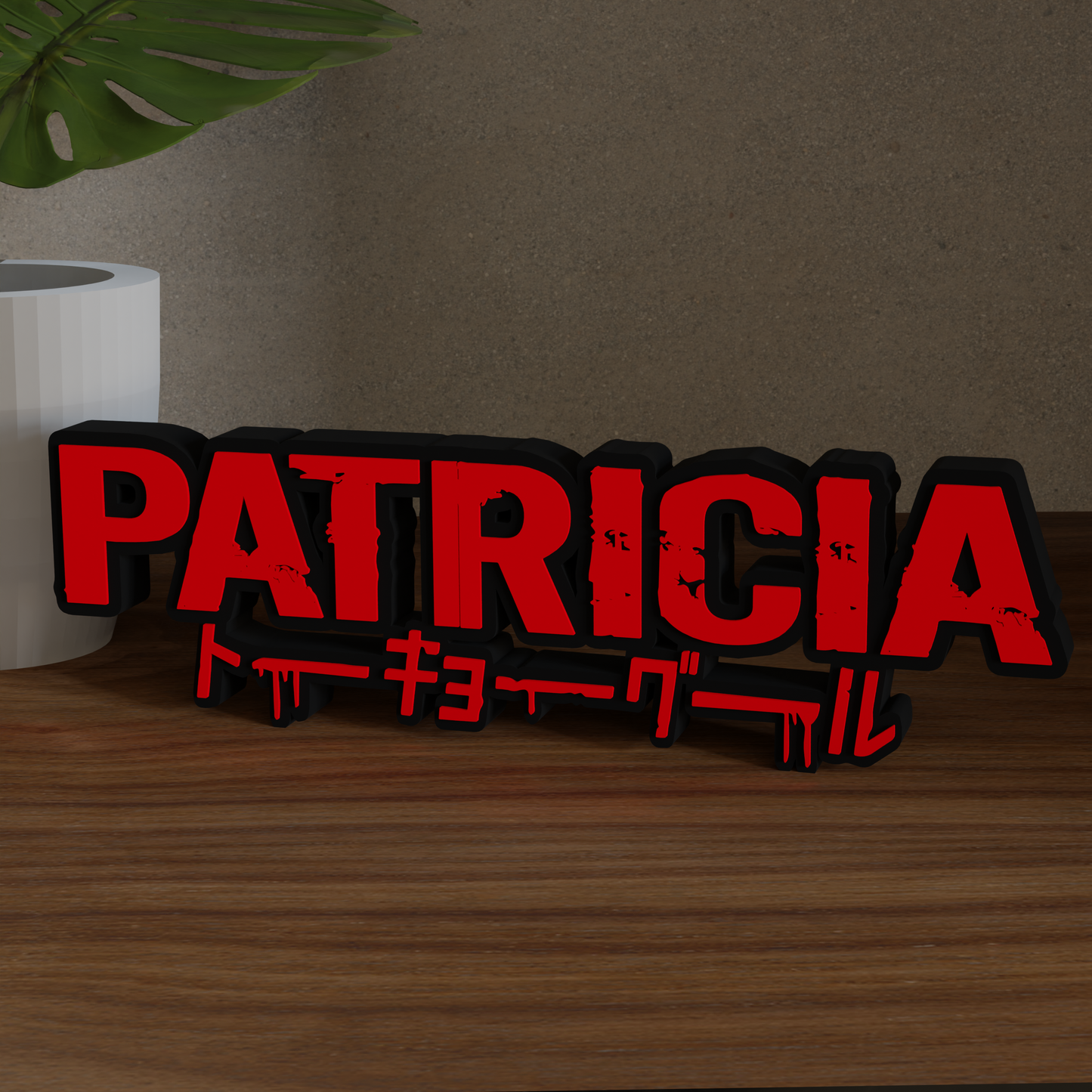 Insegna espositiva con logo personalizzato Anime
