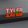 Letrero de logotipo personalizado de anime