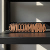 Custom Chainsaw Man Nameplate Sign – Personalized Stand Decor